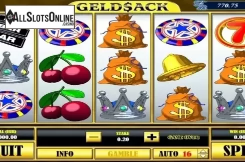 Reel screen. Geldsack from AlteaGaming