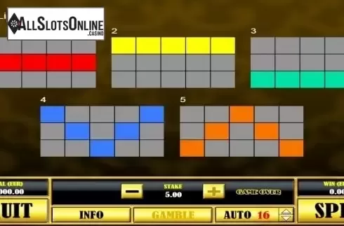 Paytable 1. Geldsack from AlteaGaming