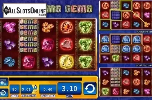 Wild Win screen. Gems Gems Gems from SG