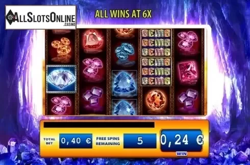 Free spins  . Gems Gems Gems from SG