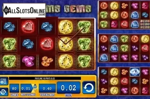 Win screen. Gems Gems Gems from SG