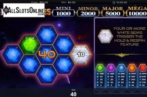 Win Screen 3. Gems & Riches from Pariplay