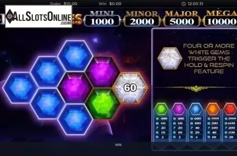 Win Screen 2. Gems & Riches from Pariplay