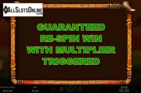 Respins Win Screen