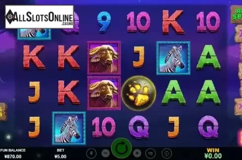 Respins Gameplay Screen