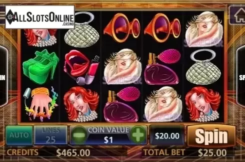 Scatter screen. Glamour World from MultiSlot