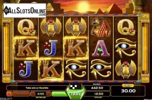 Win Screen 2. Gold Of Ra from GameArt