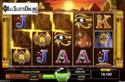 Win Screen 3. Gold Of Ra from GameArt