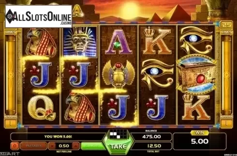 Win Screen . Gold Of Ra from GameArt