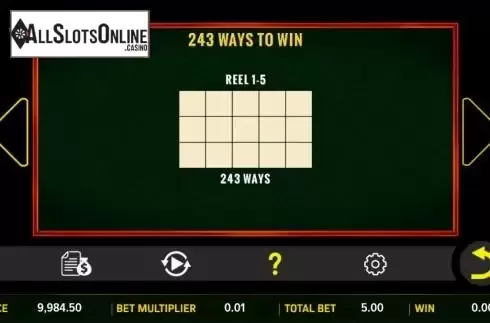 Ways to win screen