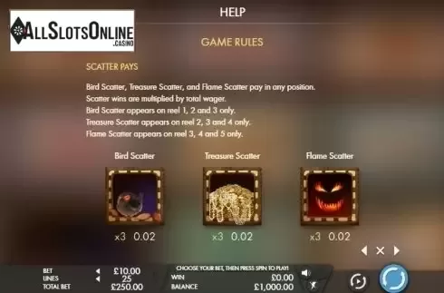 Paytable 1. Hansel & Gretel (Genesis) from Genesis