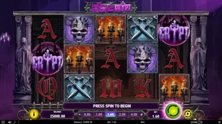 House of Doom 2: The Crypt slot screenshot 1
