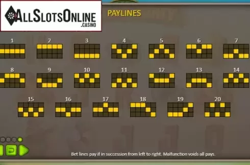 Paytable 3. Hunting Party from Booongo
