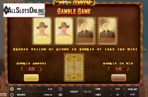 Gamble Double UP Risk Game Screen