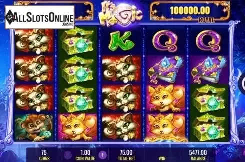 Reels screen. It's Magic: Lilly from IGT