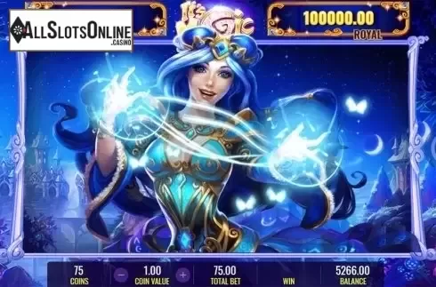 Animation screen. It's Magic: Lilly from IGT