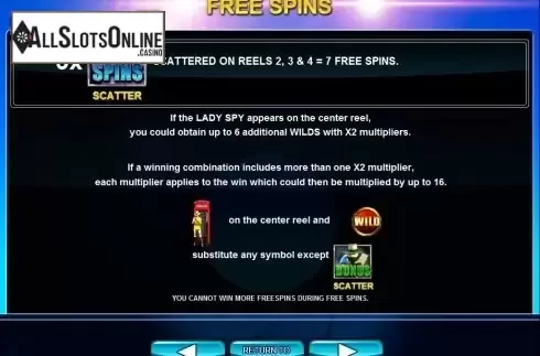 Screen3. James Win from Microgaming
