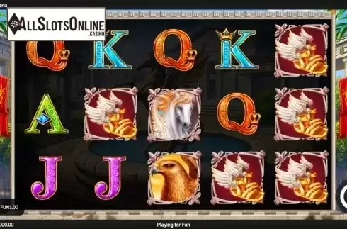 Reel Screen. Jewel of Athena from 1X2gaming