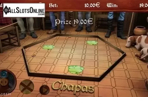 Win screen. Juego de las Chapas from R. Franco