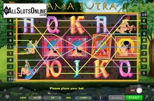 Reel Screen. Kamasutra from Five Men Games