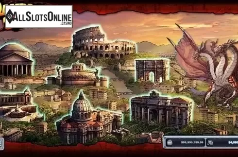 Bonus Level #2 screen. King of Kaiju: Rampage Riches from Lost World Games