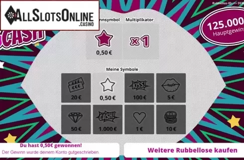 Win screen 2. Kiss & Cash from Gluck Games