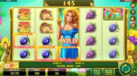 Lady Fruits 100 Easter slot screenshot 5