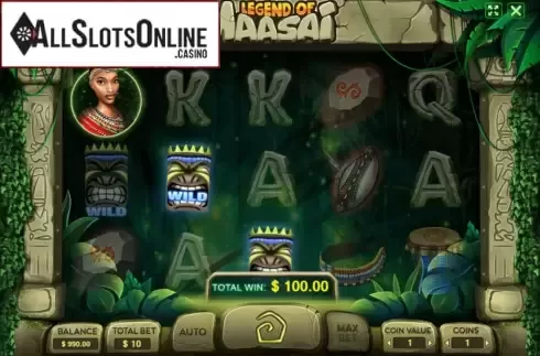 Win Screen 2. Legend Of Maasai from Charismatic