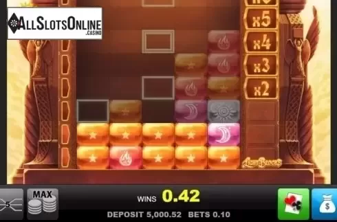 Win Screen. Light Blocks from Merkur