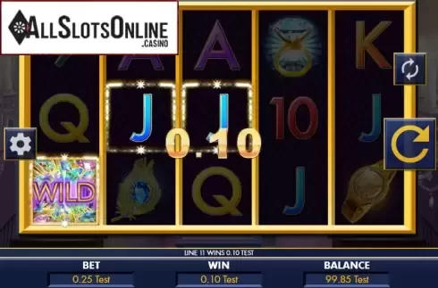 Wild Win screen. Livin luxurious from Genesis