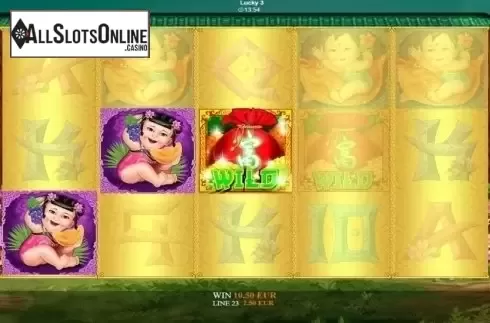 Win Screen. Lucky 3 (betiXon) from Betixon