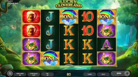 Lucky Cloverland slot screenshot 2