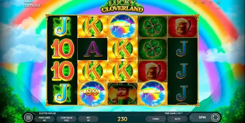 Lucky Cloverland slot screenshot 6