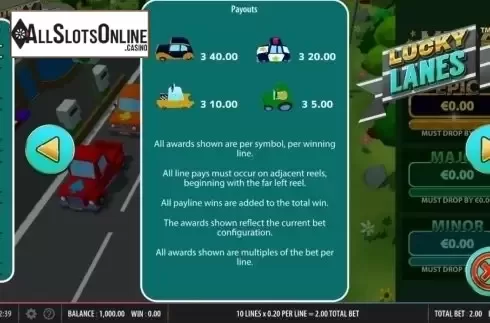 Features 2. Lucky Lanes from Red7