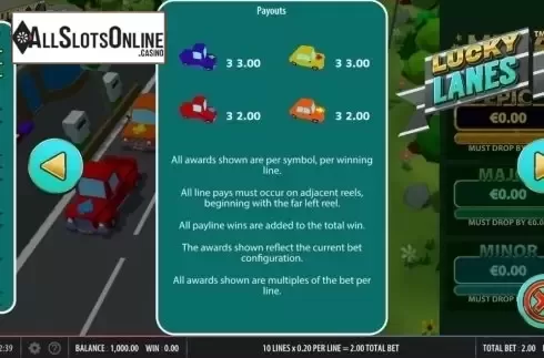 Features 3. Lucky Lanes from Red7
