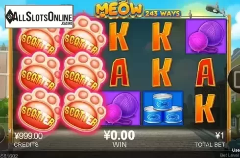 Bonus Game Win Screen