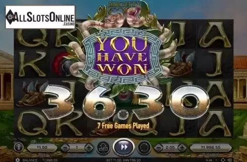 Total Win Screen