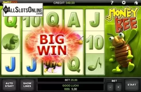 Screen 4. Money Bee from iGaming2go