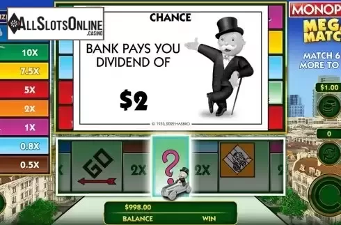 Cash Prize Win Screen