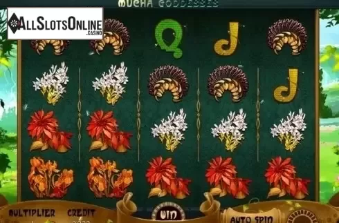 Reel Screen. Mucha Goddesses from XIN Gaming