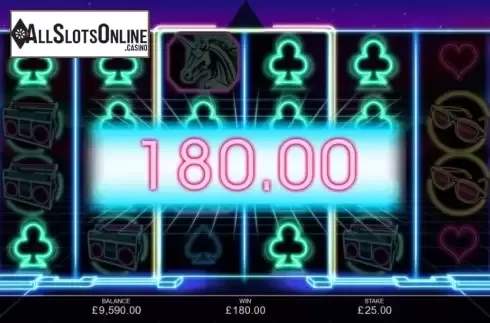 Win Screen 2. Neon Pyramid from Inspired Gaming