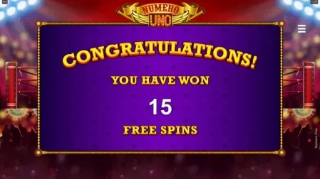 Numero Uno slot screenshot 6