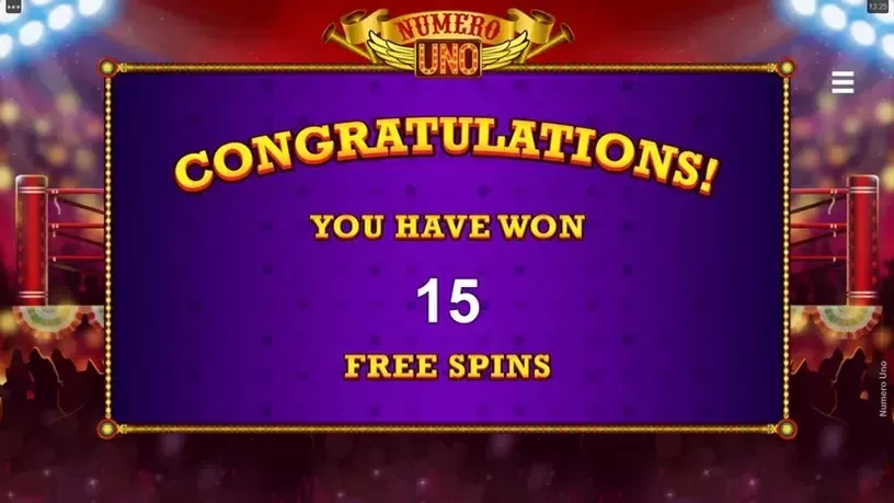 Numero Uno slot screenshot 6