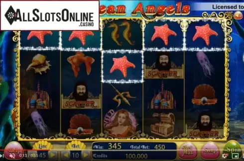 Win Screen 1. Ocean Angels from Probability Gaming
