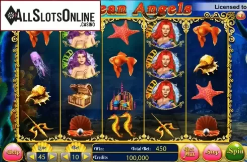Reel Screen. Ocean Angels from Probability Gaming