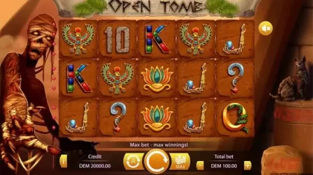 Open Tomb slot screenshot 1