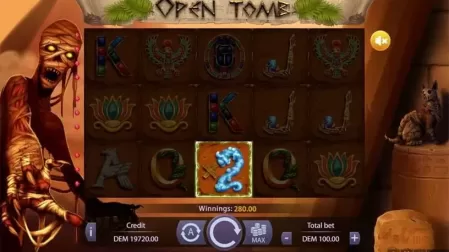 Open Tomb slot screenshot 2