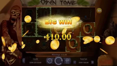 Open Tomb slot screenshot 5