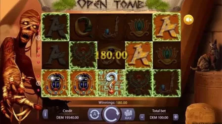 Open Tomb slot screenshot 3