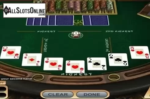 Game Screen. Pai Gow Poker (Betsoft) from Betsoft